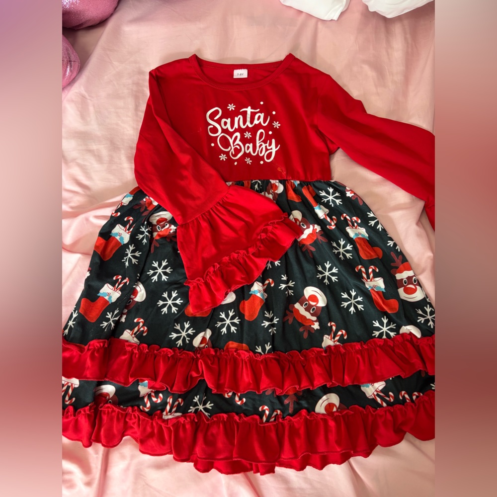Girls 7/8 Christmas dress